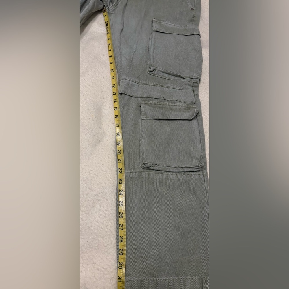 Boohoo Olive Men's Cargo Pants - Picture 11 of 11